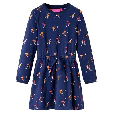 Kinderkleid Marineblau 116