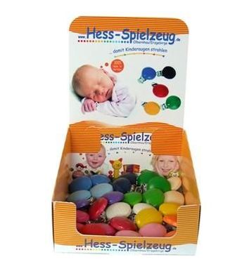 Babyspielzeug Display mit 28 Holzclipsen BxLxH 35x20x50mm NEU Clip Befestigung