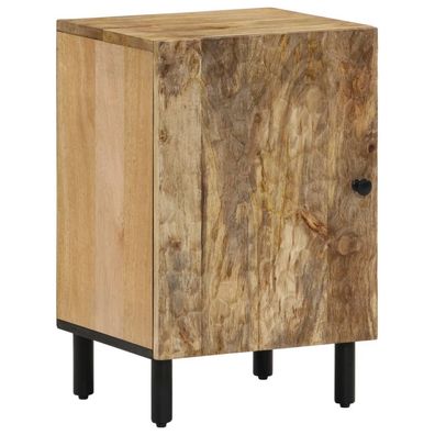 vidaXL Badschrank 38x33x58 cm Massivholz Mango