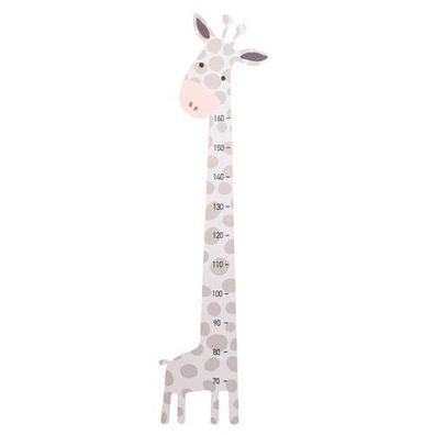 Messlatte Giraffe beige Kinderzimmer Wanddeko Meßlatte Kindermesslatte Modern Deko
