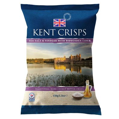 KENT CRISPS Sea Salt & Vinegar with Biddenden Cider