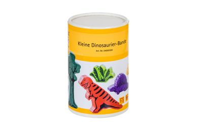 Holztier Kleine Dinosaurier-Bande bunt BxHxT 9x14x9cm NEU Holzspiel Klang Musik