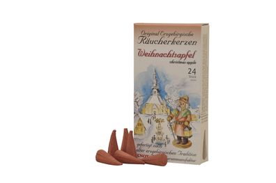 Zubehör Räucherkerzen Weihnachtsapfel BxTxH= 6,5x2x12,5cm NEU Rauchen Rauchfigur