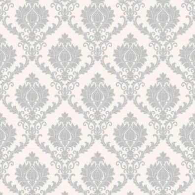 Noordwand Tapete Topchic Classic Ornaments Hellgrau