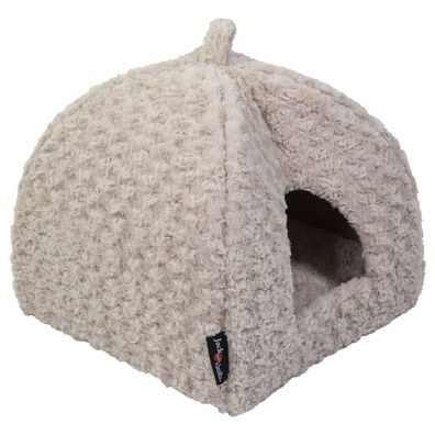 Jack and Vanilla Haustier-Iglu Softy XS 40x40x40 cm Rosette Beige