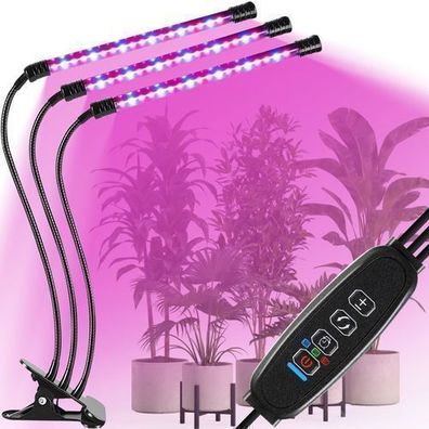 Pflanzenlampe LED Vollspektrum pflanzenlicht Zimmerpflanzen Wachstumslampe Retoo
