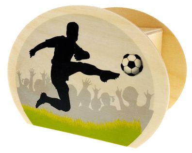 Holzdekoration Spardose Fussball BxLxH 65x115x85mm NEU Sparbüchse Sparen Geld