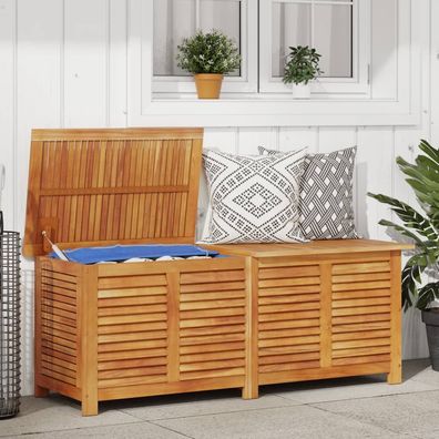 vidaXL Gartenbox mit Lüftungsschlitzen 150x50x56 cm Massivholz Akazie