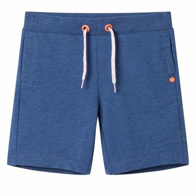 Kindershorts mit Kordelzug Dunkelblau Melange 104