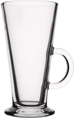 Pasabahce 2er-Set 55861 Teeglas mit Henkel 'Columbian 263ml für Tee, Latte Macchia...