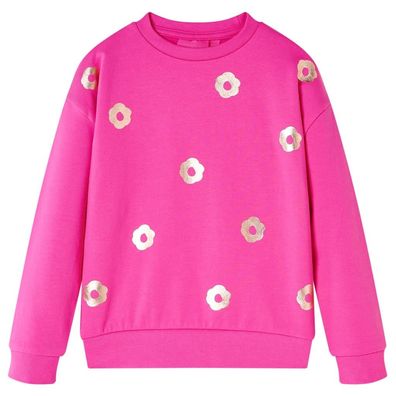 Kinder-Sweatshirt Dunkelrosa 104