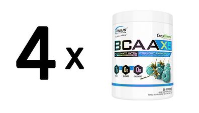 4 x Genius Nutrition BCAA-X5 (360g) Lychee