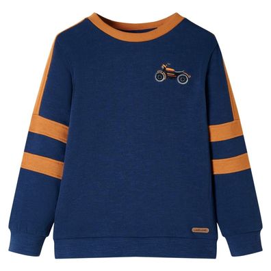 Kinder-Sweatshirt Indigoblau 92