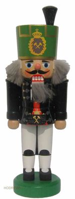 Nussknacker Bergmann bunt Höhe 19cm NEU Weihnachten Seiffen Nutcracker Nüsse Erz