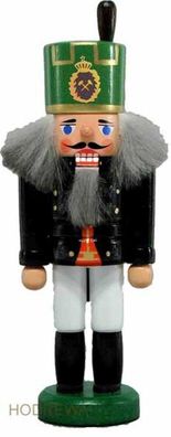 Nussknacker Bergmann schwarz Höhe 13,5cm NEU Weihnachten Seiffen Nutcracker Nüsse