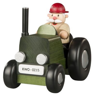 Räuchermann Traktorfahrer BxTxH= 10,5x17x14cm NEU Rauchen Rauchfigur Rauchmann