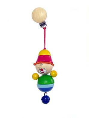 Holzspielzeug Clipfigur Clown Felix BxLxH 60x45x210mm NEU Figur Clip Befestigung