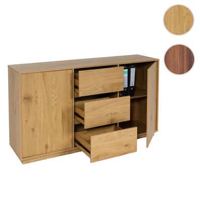 Sideboard HWC-J78, Kommode Schrank Highboard, MDF Soft-Close 86x160x40cm