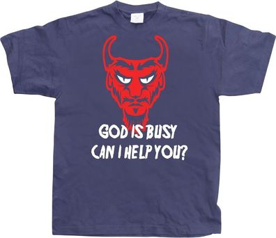 Hybris God Is Busy, Can I help You? Navy