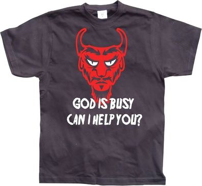 Hybris God Is Busy, Can I help You? Black