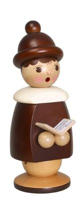 Miniaturfiguren Frierendes Kurrendekind mit Buch natur Höhe 26cm NEU Weihnachten