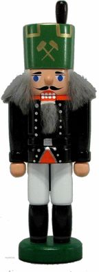 Nussknacker Bergmann Höhe 15cm NEU Weihnachten Seiffen Nutcracker Nüsse Erzgebirg