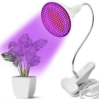 Pflanzenlampe LED Vollspektrum 20W Wachstumslicht Klemmleuchte Vegetatives Retoo