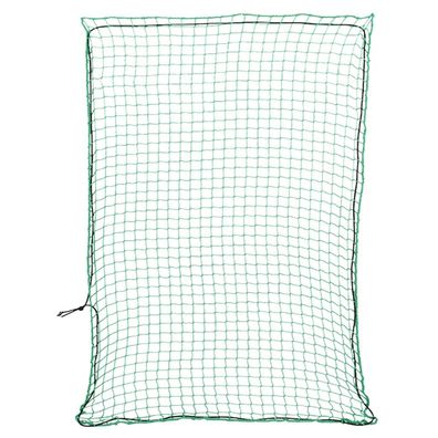 vidaXL Anhängernetz mit Gummiseil Grün 4x3 m PP