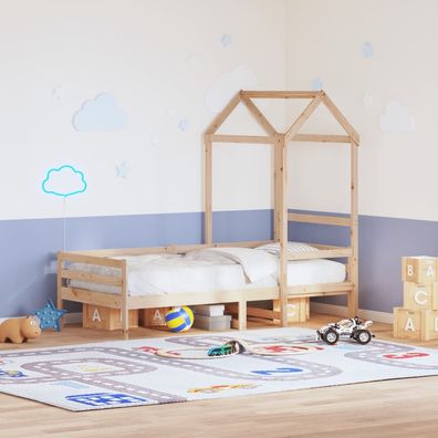 vidaXL Dach für Kinderbett 108x70x176,5 cm Massivholz Kiefer