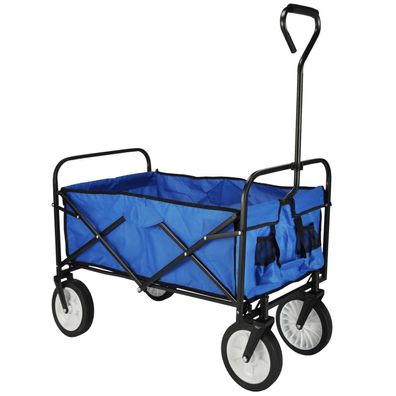 HI Faltbarer Wagen Blau 53,5x83x27 cm