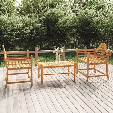 vidaXL Gartenstühle 2 Stk. 91x62x94 cm Massivholz Teak