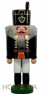 Nussknacker Bergmann schwarz BxHxT 5x15x3cm NEU Weihnachten Seiffen Nutcracker Nü