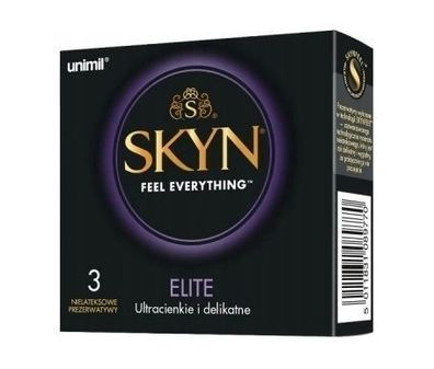 Unimil Skyn Elite nicht-latex Kondome, 3 Stk.