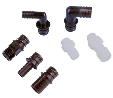 Jabsco, 20381-010 Schlauchtüllen 90° ¾" 19mm Doppelpack