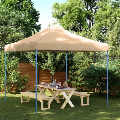 vidaXL Partyzelt Faltbar Pop-Up Beige 292x292x315 cm