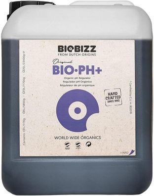 BioBizz Bio PH+ Plus 5L - Erhöht organisch den PH-Wert (Huminsäure)