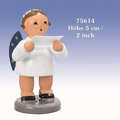 Miniaturfigur Engel mit Notenblatt BxTxH= 3x3x5cm NEU Miniatur Instrumente Figur