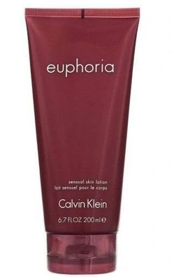 Calvin Klein Euphoria Damen Körperbalsam, 200ml - Luxuriöse Hautpflege