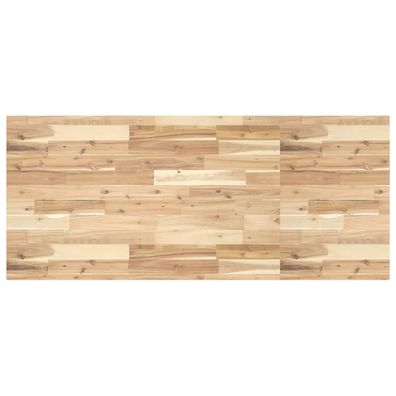 vidaXL Waschtischplatte Unbehandelt 140x60x4 cm Massivholz Akazie