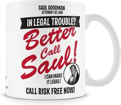 Breaking Bad In Legal Trouble Coffee Mug Kaffeebecher White