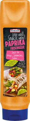 Homann Snack Sauce Paprika Frischkäse 875 ml