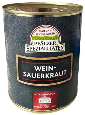 Pfälzer Spezialitäten Weinsauerkraut 850ml