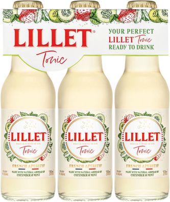 Lillet Tonic 10,2% 3 x 0,2 l