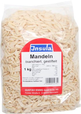 Insula Mandeln gestiftelt 1kg