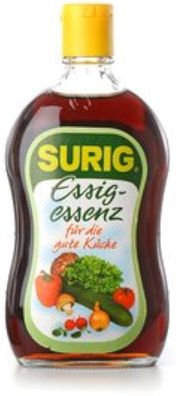 Surig Essigessenz 25 % dunkel 400g