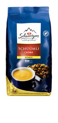 Schweitzers Schüümli Crema ganze Bohnen 1kg