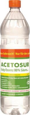 Acetosur Essig-Säure 80% hell 1L