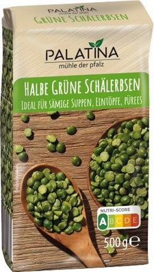 Palatina Halbe Grüne Schälerbsen 500g