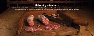 Salami Walnuss Salami Salame con noci 200g Südtiroler Spezialität Gluten-Laktosefrei