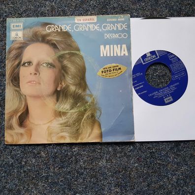 Mina - Grande grande grande 7'' Single SUNG IN Spanish